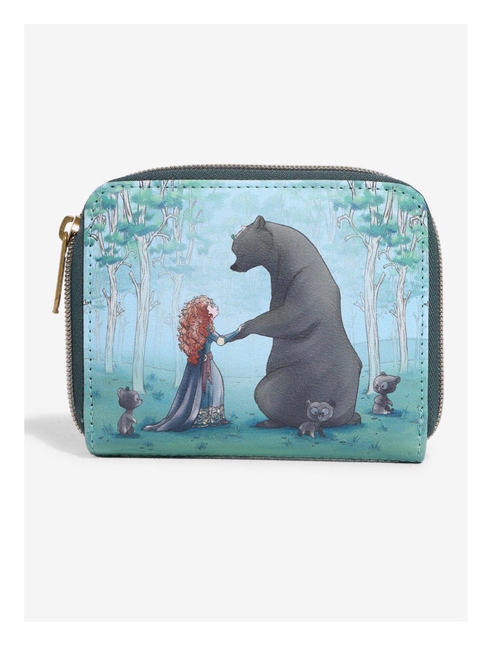 New Loungefly Disney Pixar Brave Merida Bears Mini ipper Wallet